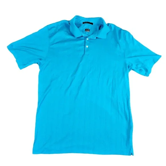 Nike Shirts Tiger Woods Collection Nike Golf Fit Dry Blue Aqua